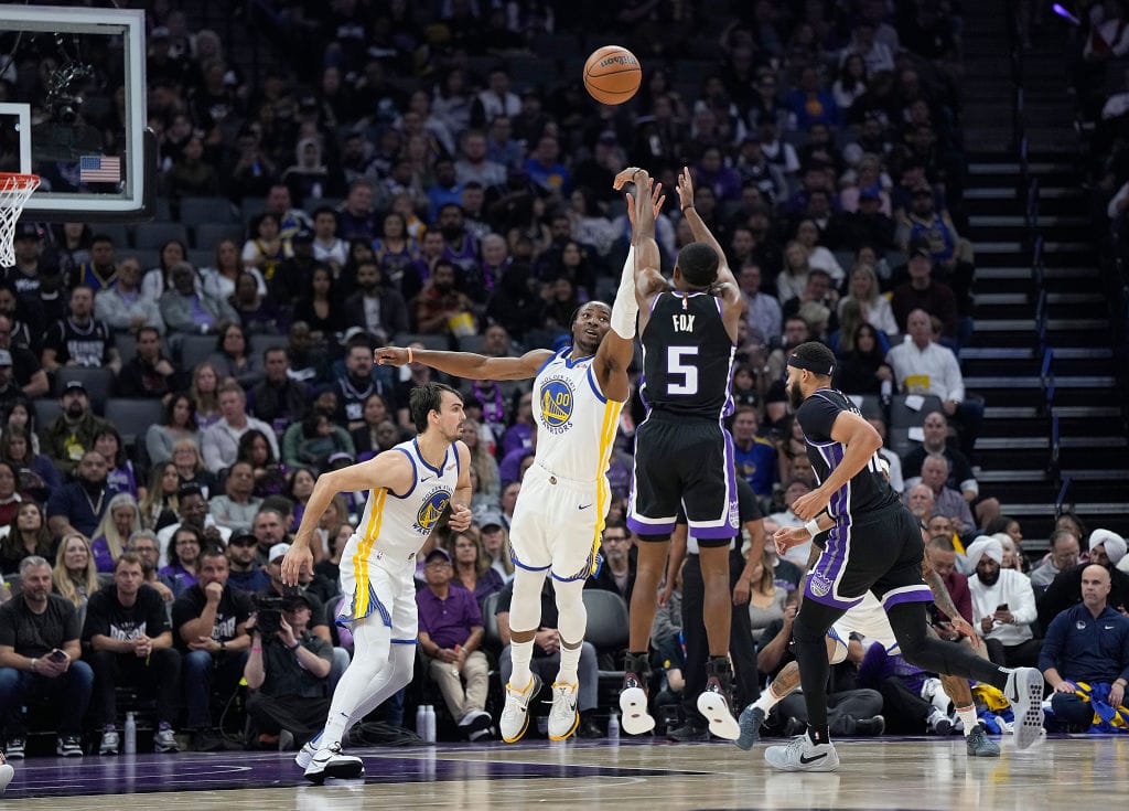 You can't just give De'Aaron Fox space anymore