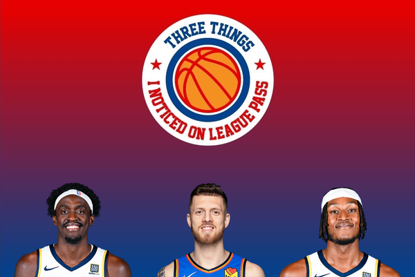 Three Things I Noticed in Game 1