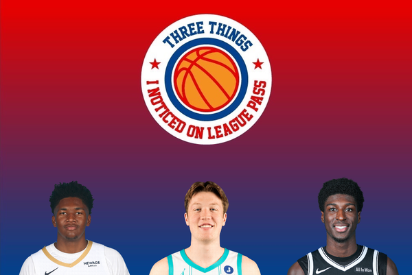 Three Things I Noticed on League Pass: Youth, Serving